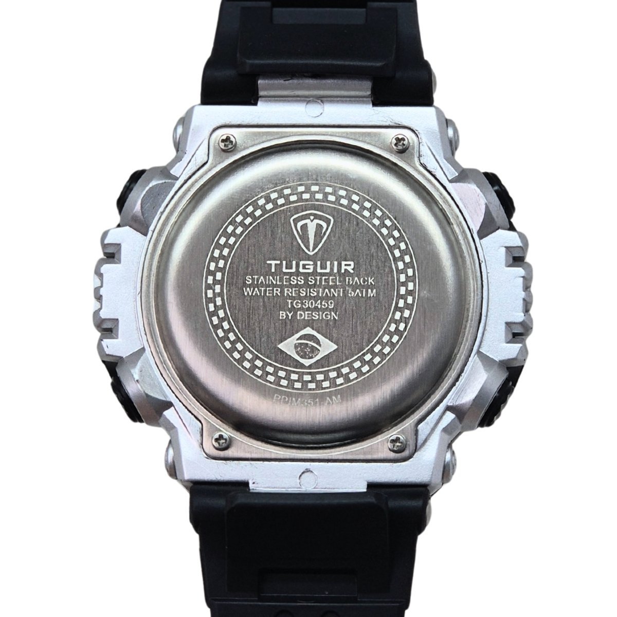 Relógio Masculino Tuguir Digital TG30459 Preto e Prata (DCRE: 2025/11114-7) Preto 4