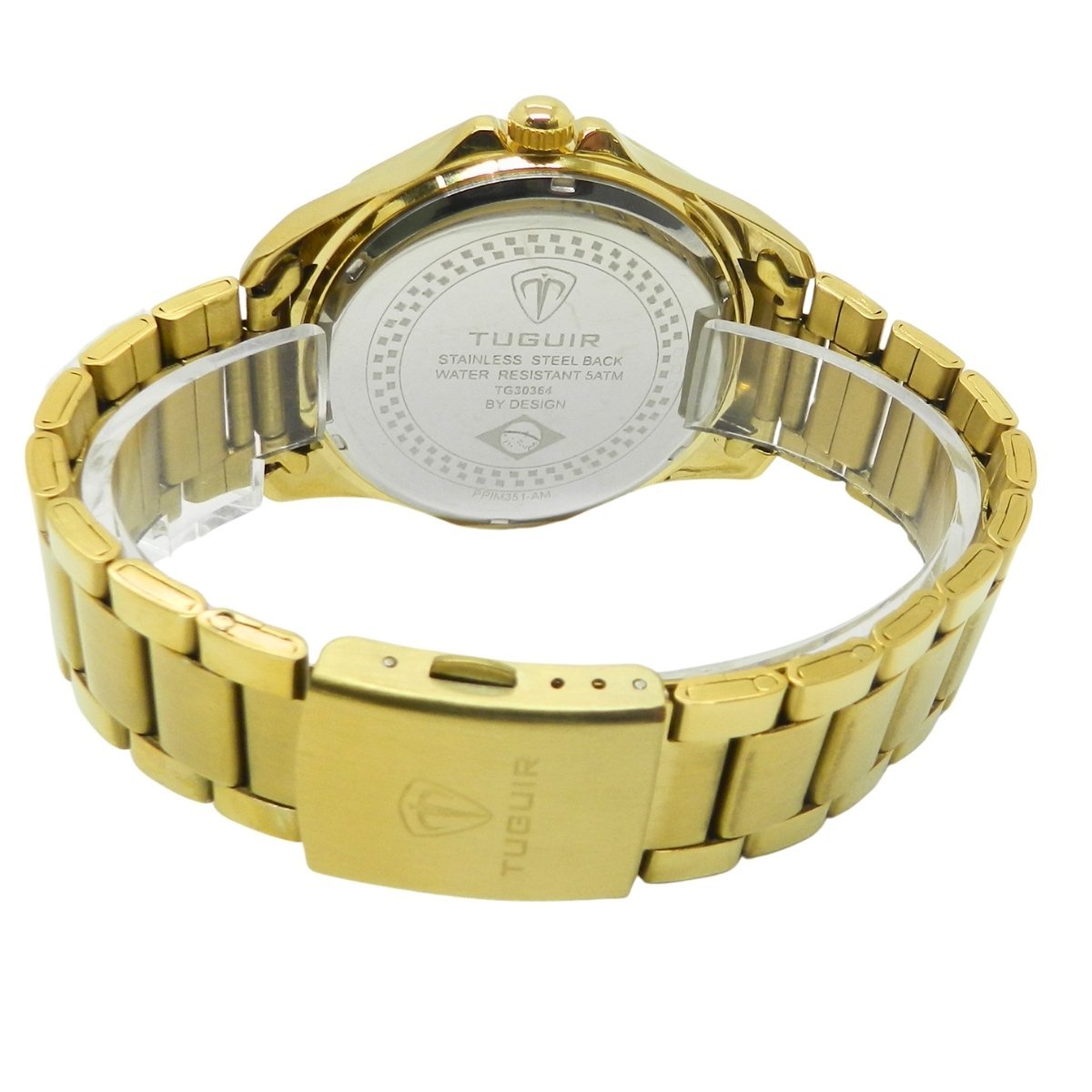 Relógio Masculino Tuguir Analógico TG173-4C Dourado e Prata (DCRE: 2024/34302-8) Dourado 5