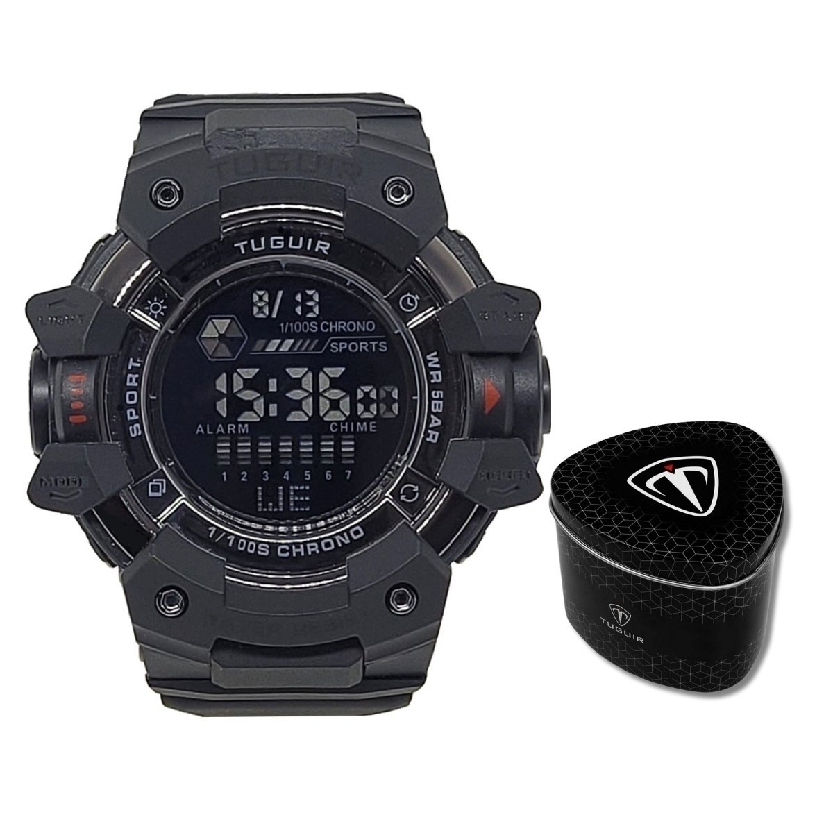 Relógio Masculino Tuguir Digital TG30401 Preto (DCRE: 2025/11255-0)