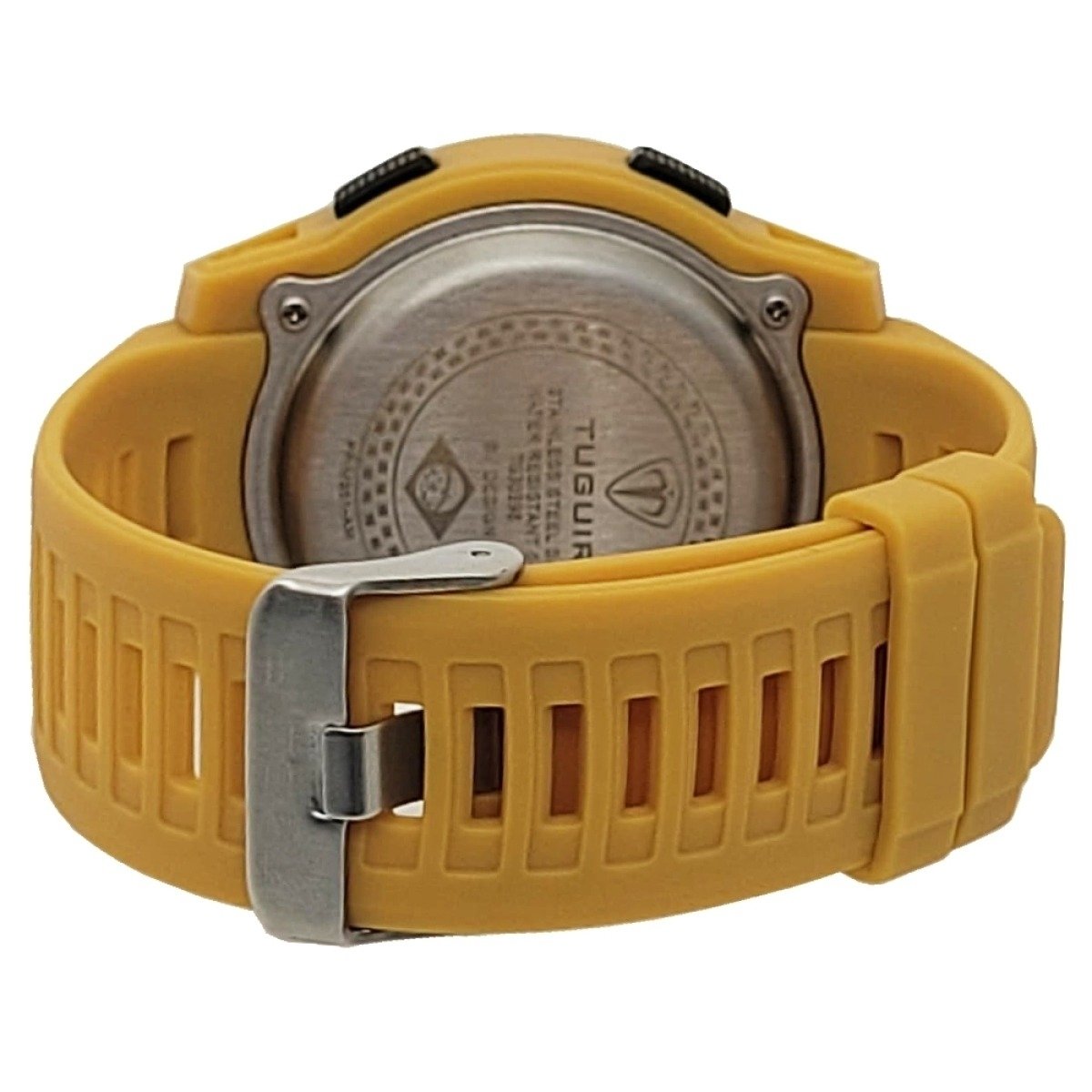 Relógio Unissex Tuguir Digital TG30398 Amarelo (DCRE: 2025/11253-4) Dourado 5