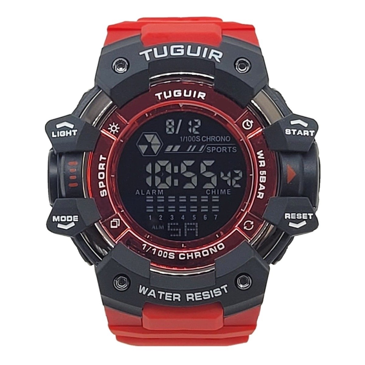 Relógio Masculino Tuguir Digital TG30402 Vermelho e Preto (DCRE: 2025/11255-0) Preto/Vermelho 3
