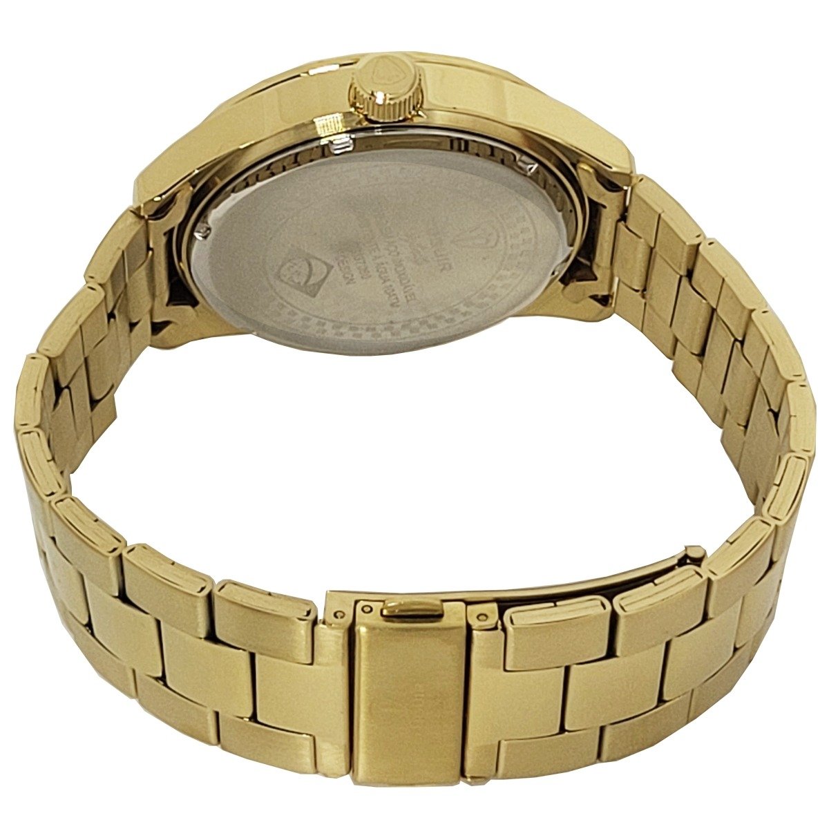 Relógio Masculino de Aço MultiFunção Tuguir Analógico Infinity TGI37060 Dourado e Branco (DCRE: 2024/35970-6) Dourado 5