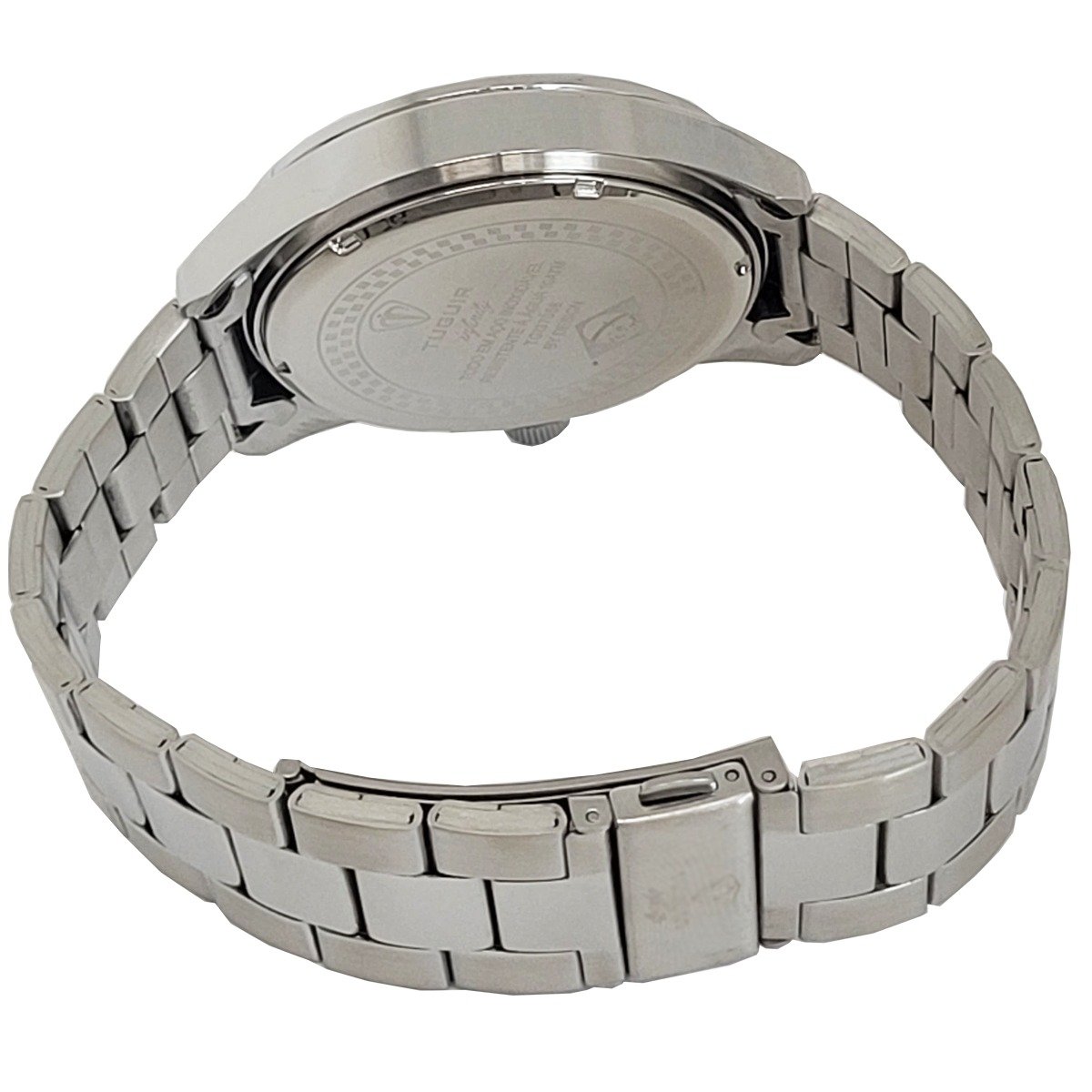 Relógio Masculino de Aço MultiFunção Tuguir Analógico Infinity TGI37058 Prata e Verde (DCRE: 2024/35970-6) Prata 6