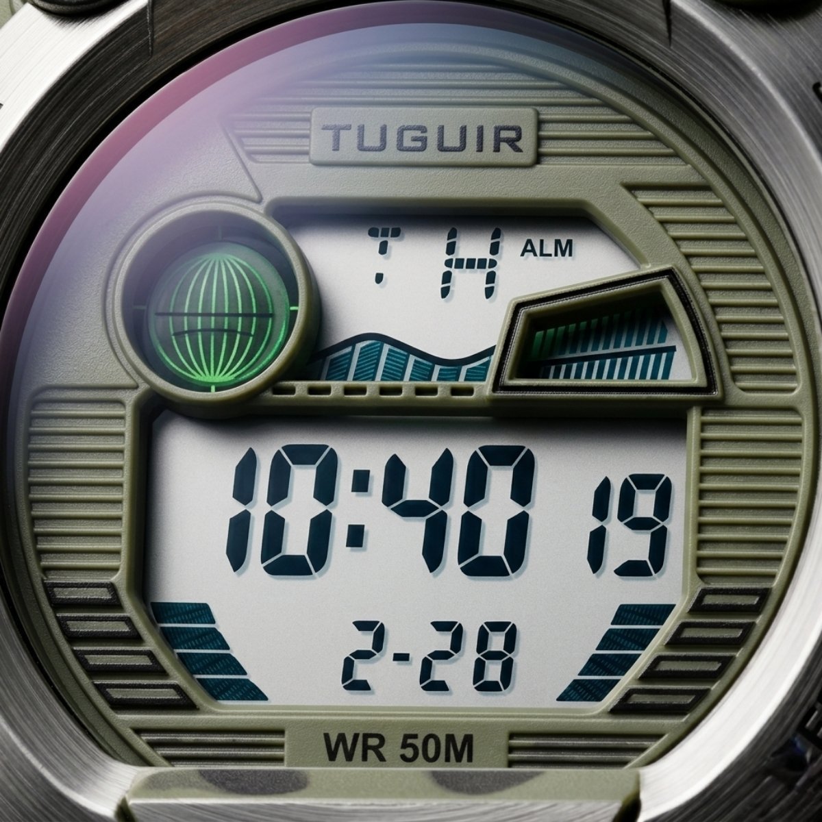 Relógio Menino Tuguir Digital TG30349 Verde Camuflado (DCRE: 2024/34310-9) Verde 2