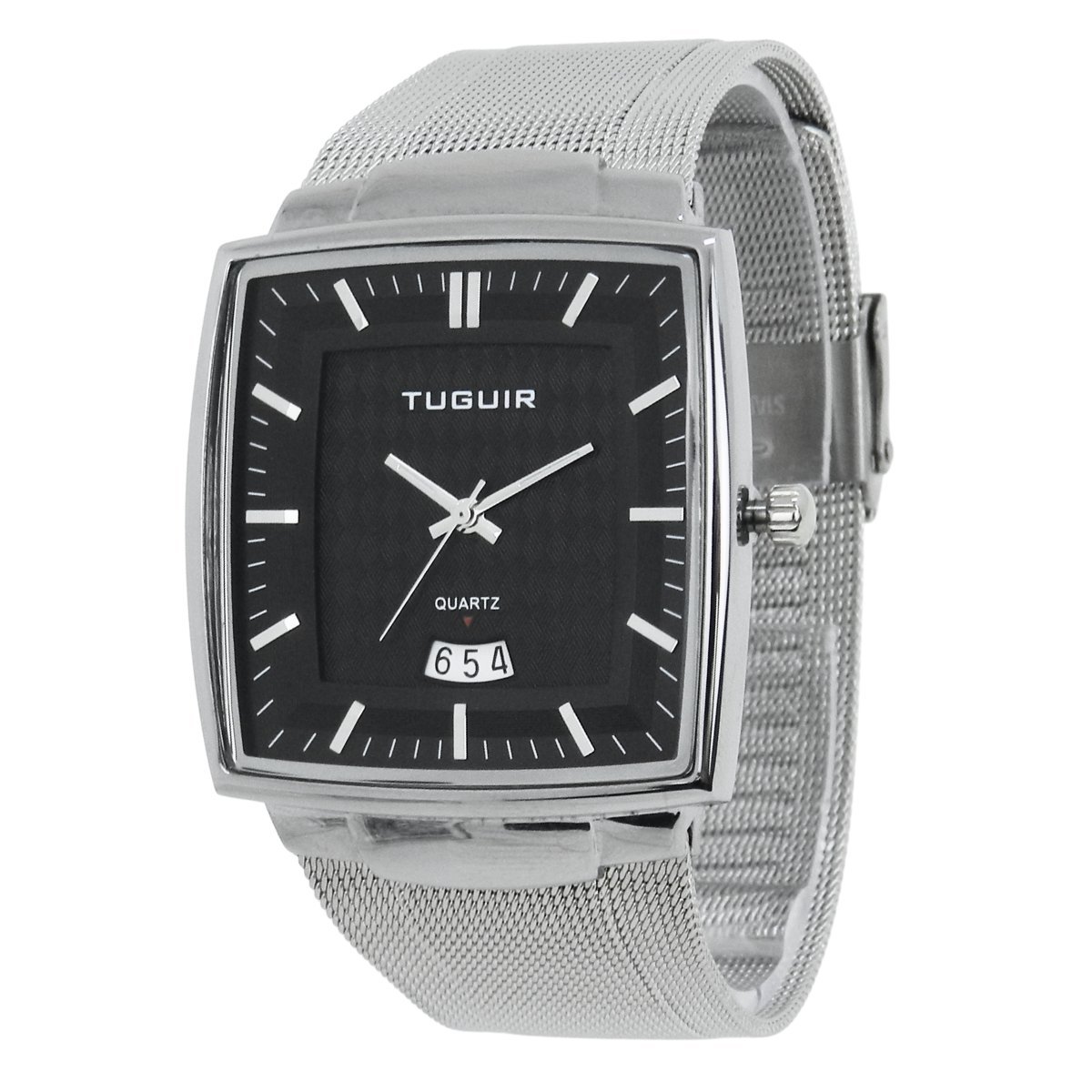 Relógio Masculino Tuguir Analógico TG30334 Prata e Preto (DCRE: 2024/34302-8) Prata/Preto 3