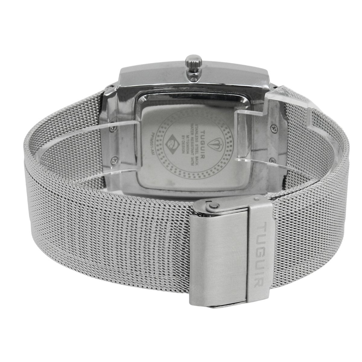 Relógio Masculino Tuguir Analógico TG30334 Prata e Preto (DCRE: 2024/34302-8) Prata/Preto 5