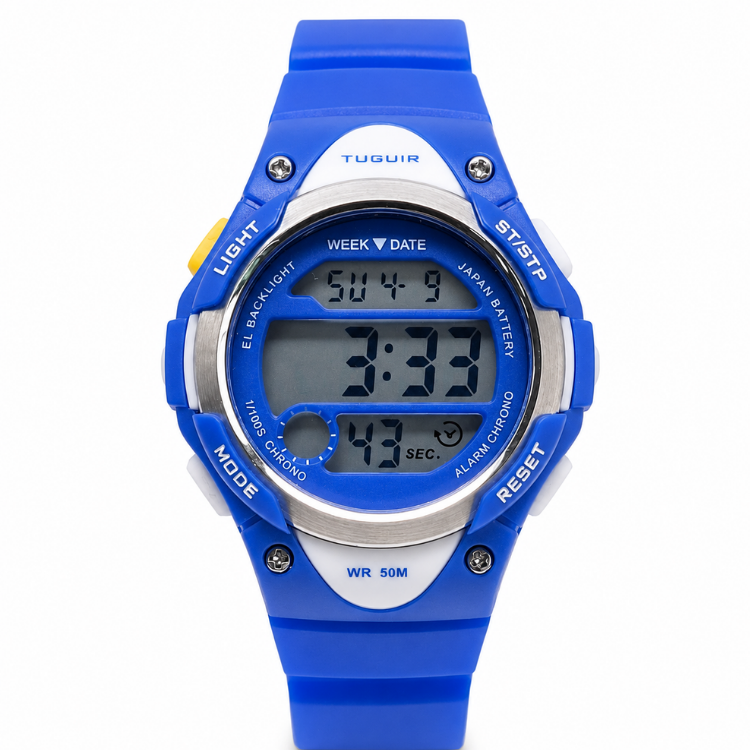 Relógio Menino Tuguir Digital TG30347 Azul (DCRE: 2024/34311-7)