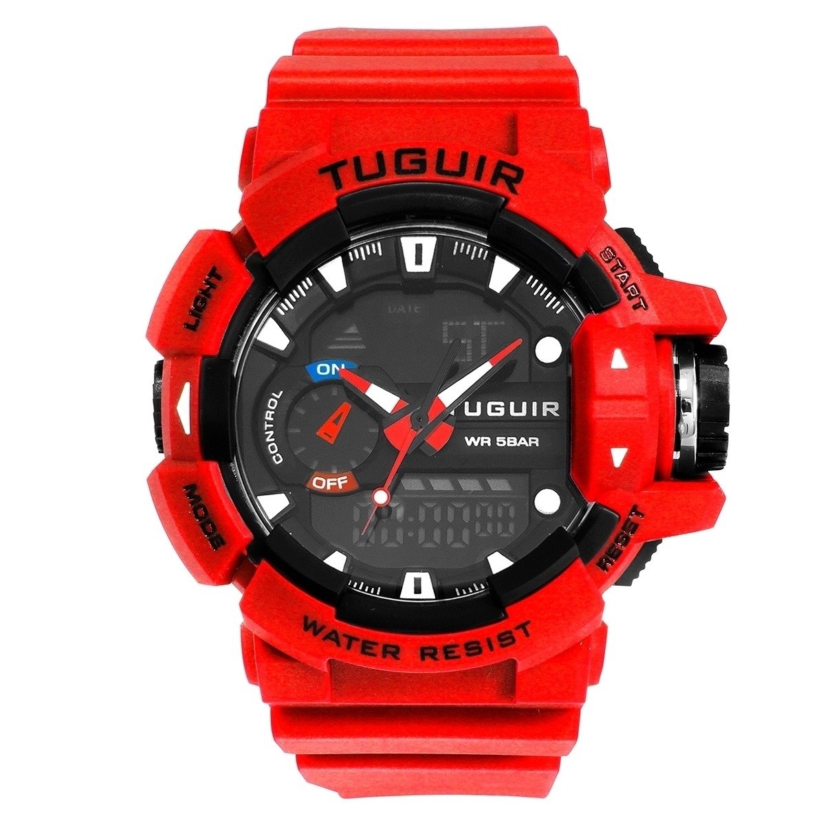 Relógio Masculino Tuguir AnaDigi TG250 Vermelho (DCRE: 2024/02058-0) Vermelho 2