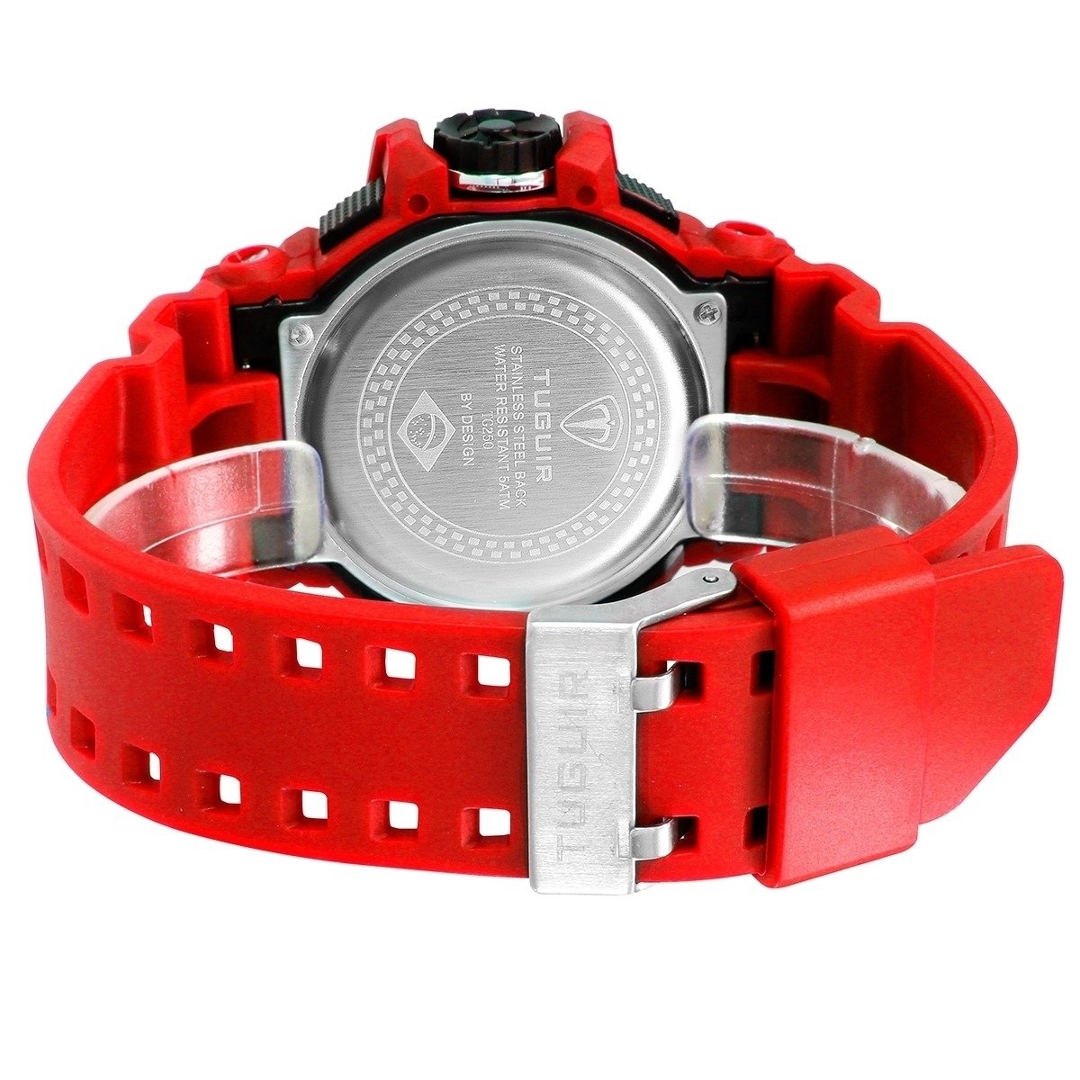 Relógio Masculino Tuguir AnaDigi TG250 Vermelho (DCRE: 2024/02058-0) Vermelho 4