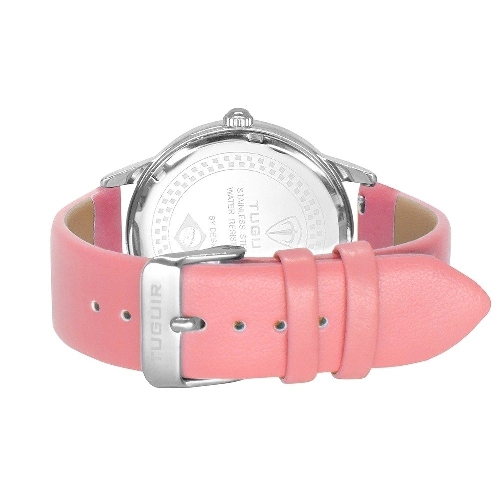 Relógio Feminino Tuguir Analógico TG106 Rosa e Prata (DCRE: 2022/33921-0) Prata/Rosa 6