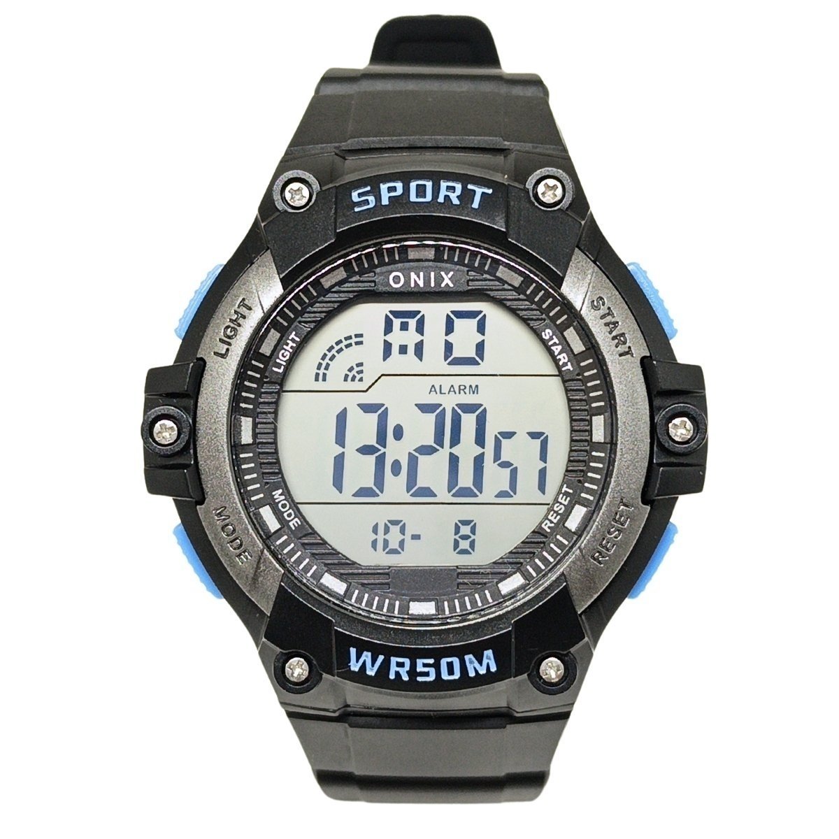 Relógio Masculino Onix Digital IT-383 (0153) Preto e Azul (DCRE: 2024/41360-3) Preto 2