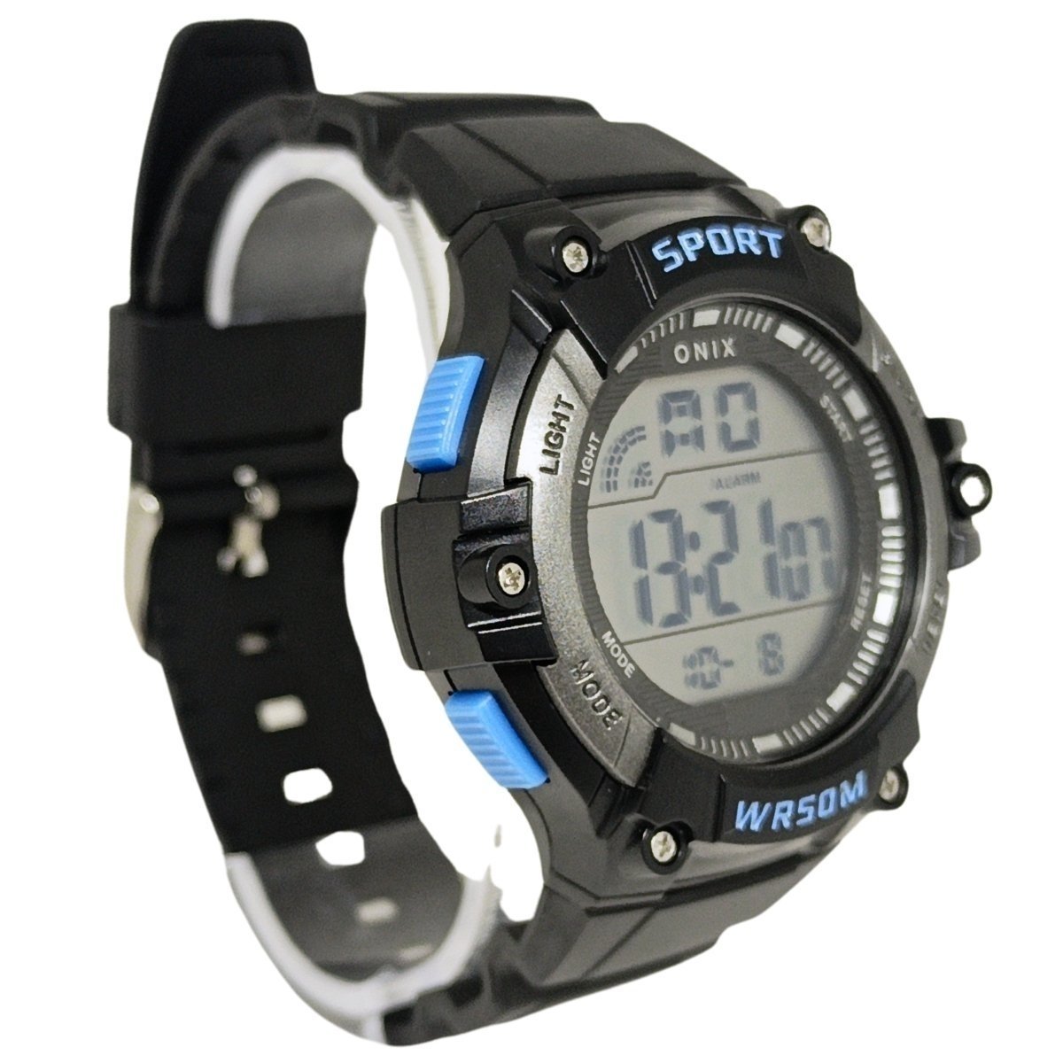 Relógio Masculino Onix Digital IT-383 (0153) Preto e Azul (DCRE: 2024/41360-3) Preto 4