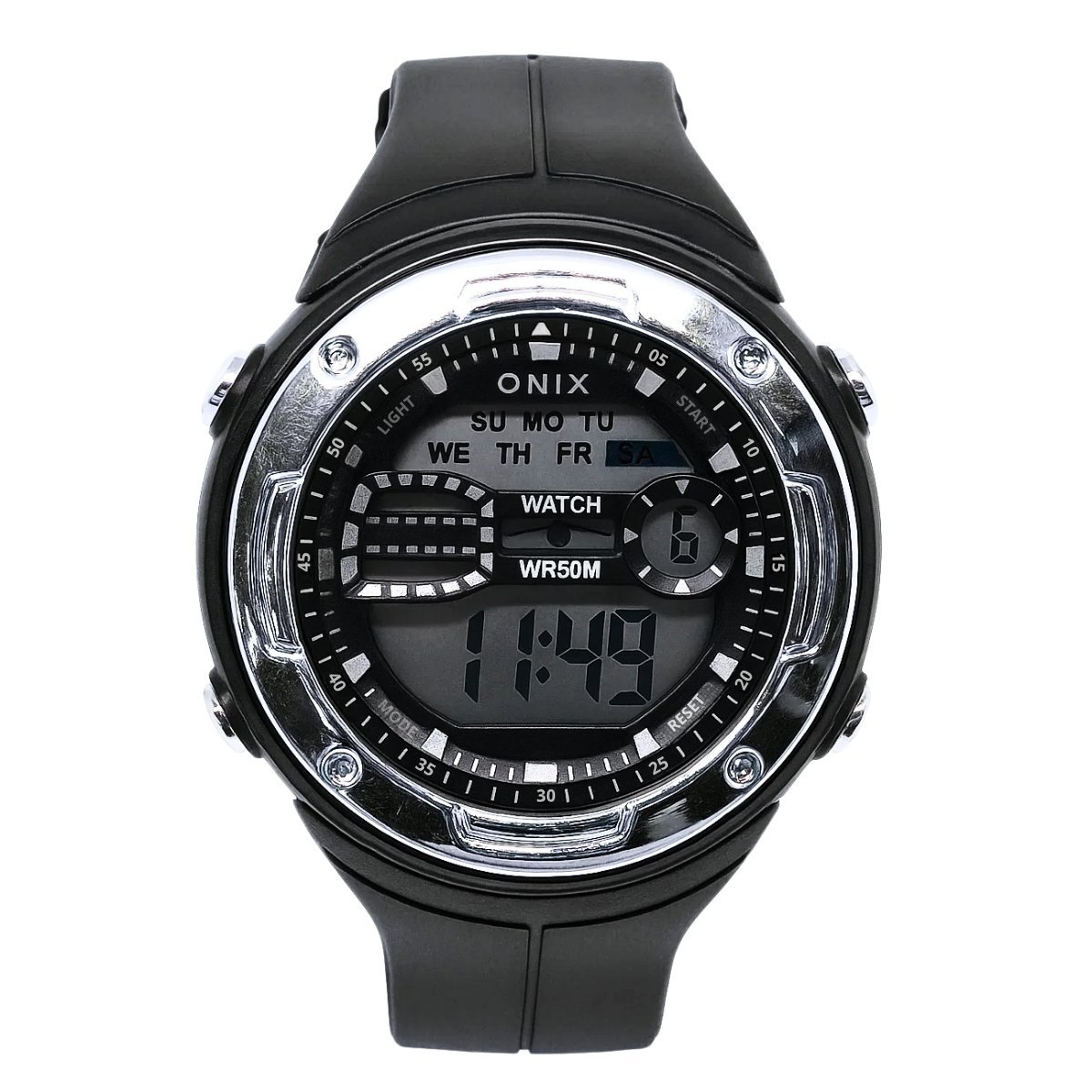 Relógio Masculino Onix Digital IT-898 Preto e Prata (DCRE: 2024/41360-3) Prata 2
