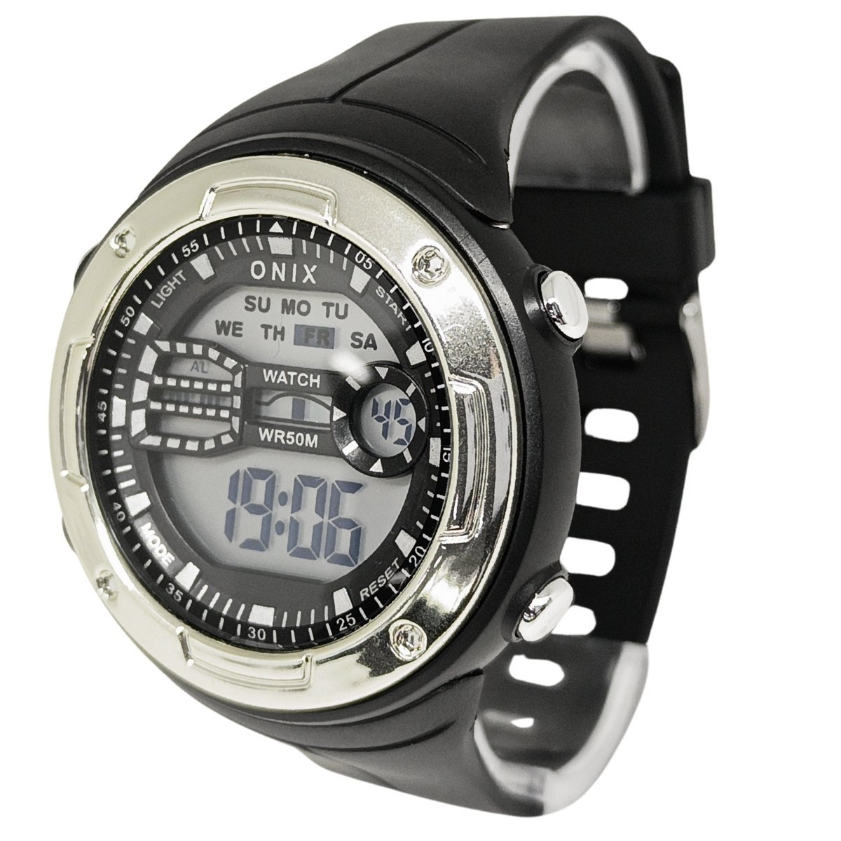 Relógio Masculino Onix Digital IT-898 Preto e Prata (DCRE: 2024/41360-3) Prata 5