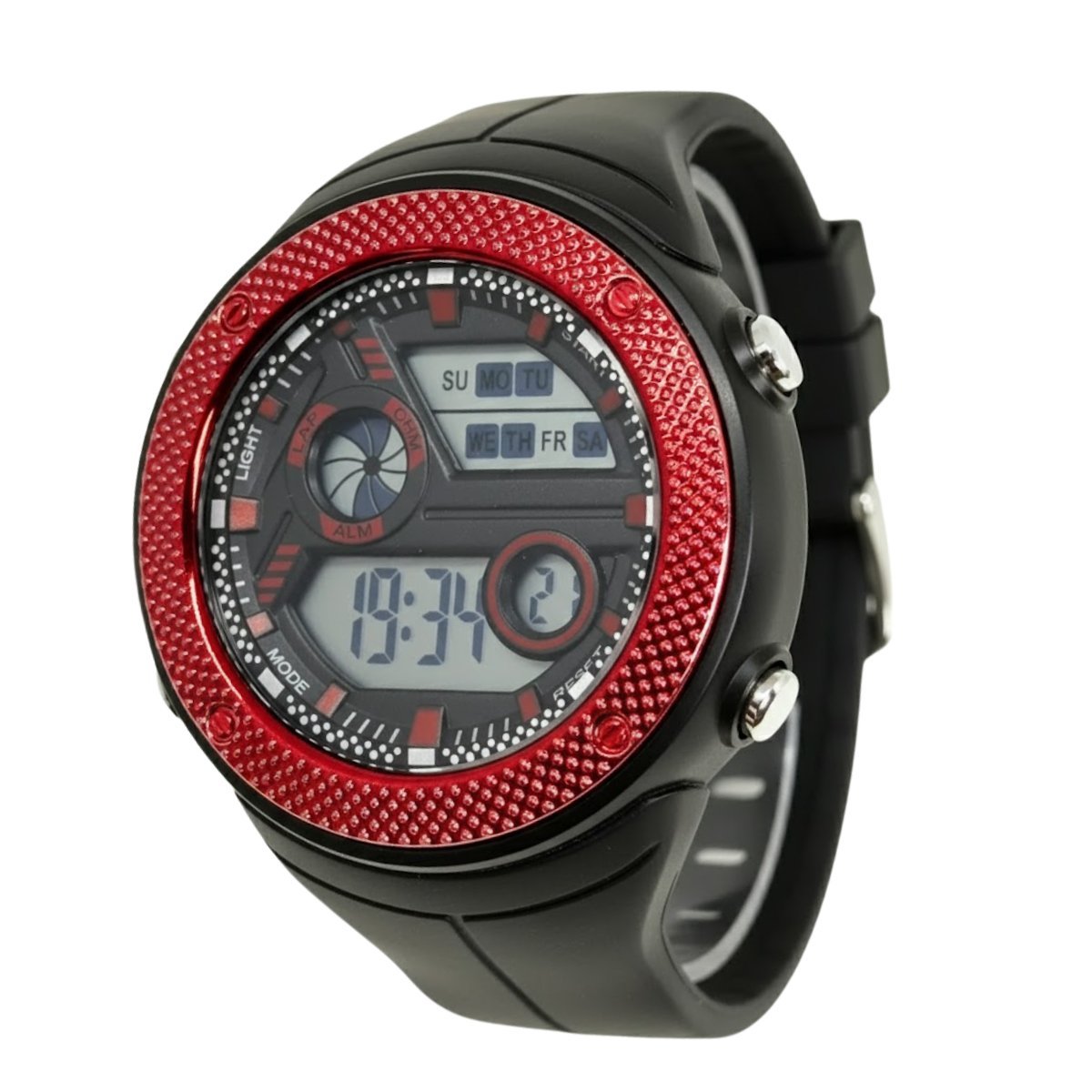 Relógio Masculino Onix Digital IT-8982?0183? Preto e Vermelho (DCRE: 2024/41360-3)