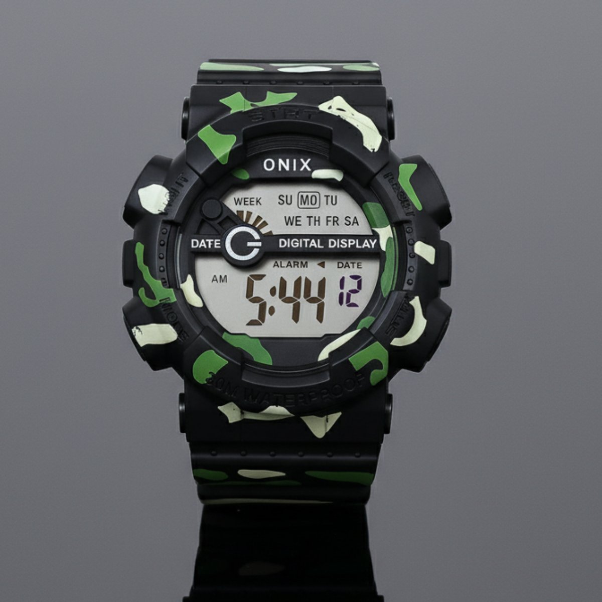 Relógio Masculino Onix Digital IT-855C Camuflado (DCRE: 2024/41360-3) Verde Militar 6