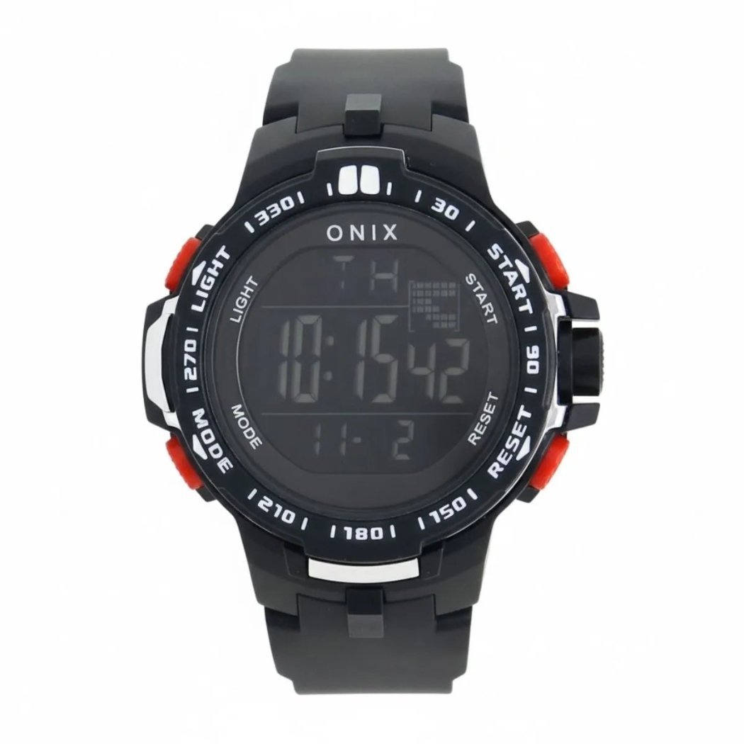 Relógio Masculino Onix Digital IT-379H Preto e Vermelho (DCRE: 2024/41360-3)