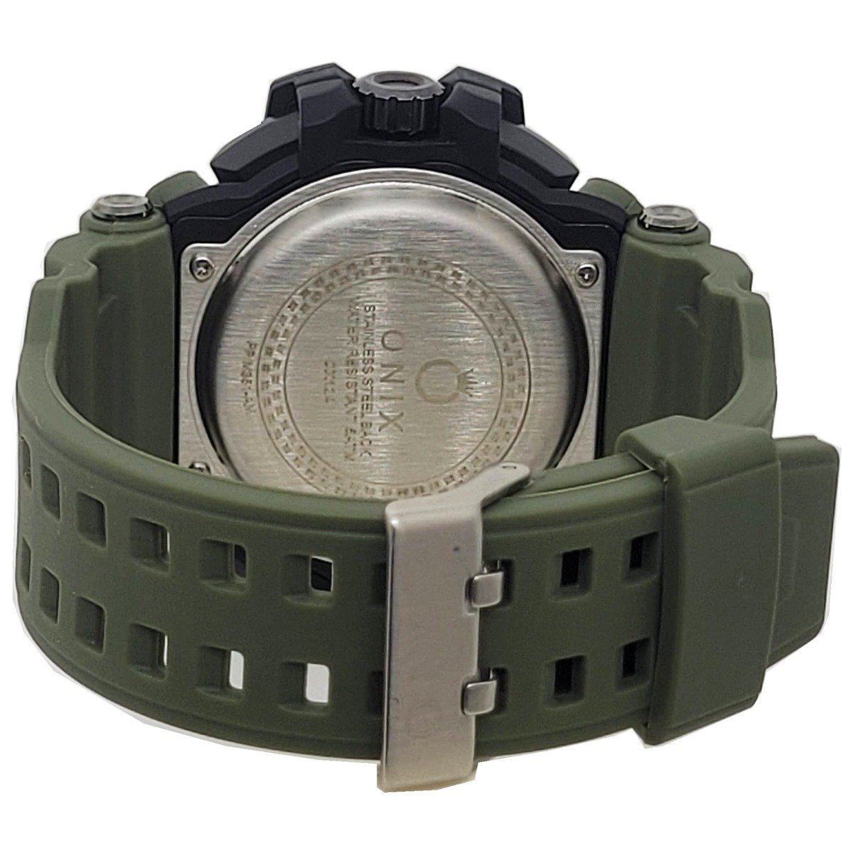 Relógio Masculino Onix AnaDigi OX124 Verde e Preto (DCRE: 2024/41358-1) Preto/Verde 5