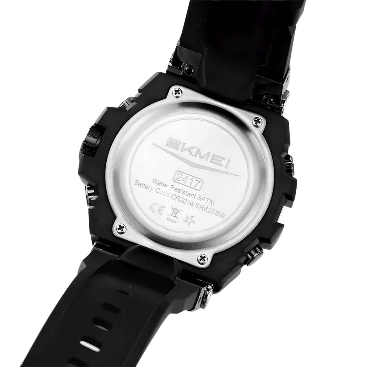 Relógio Masculino Skmei AnaDigi 2417 Preto e Cinza Preto/Cinza 4