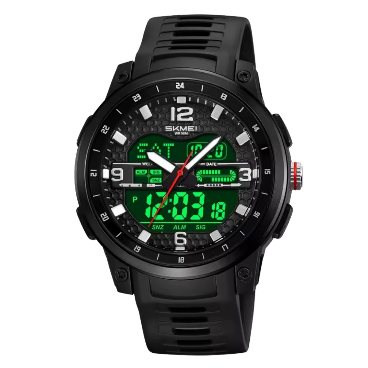 Relógio Masculino Skmei AnaDigi 2401 Preto (DCRE: 2024/31883-0) Preto 4