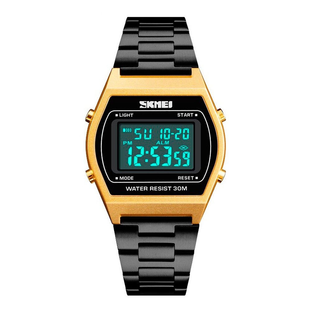 Relógio Feminino Skmei Digital 1328 Preto e Dourado Dourado/Preto 2