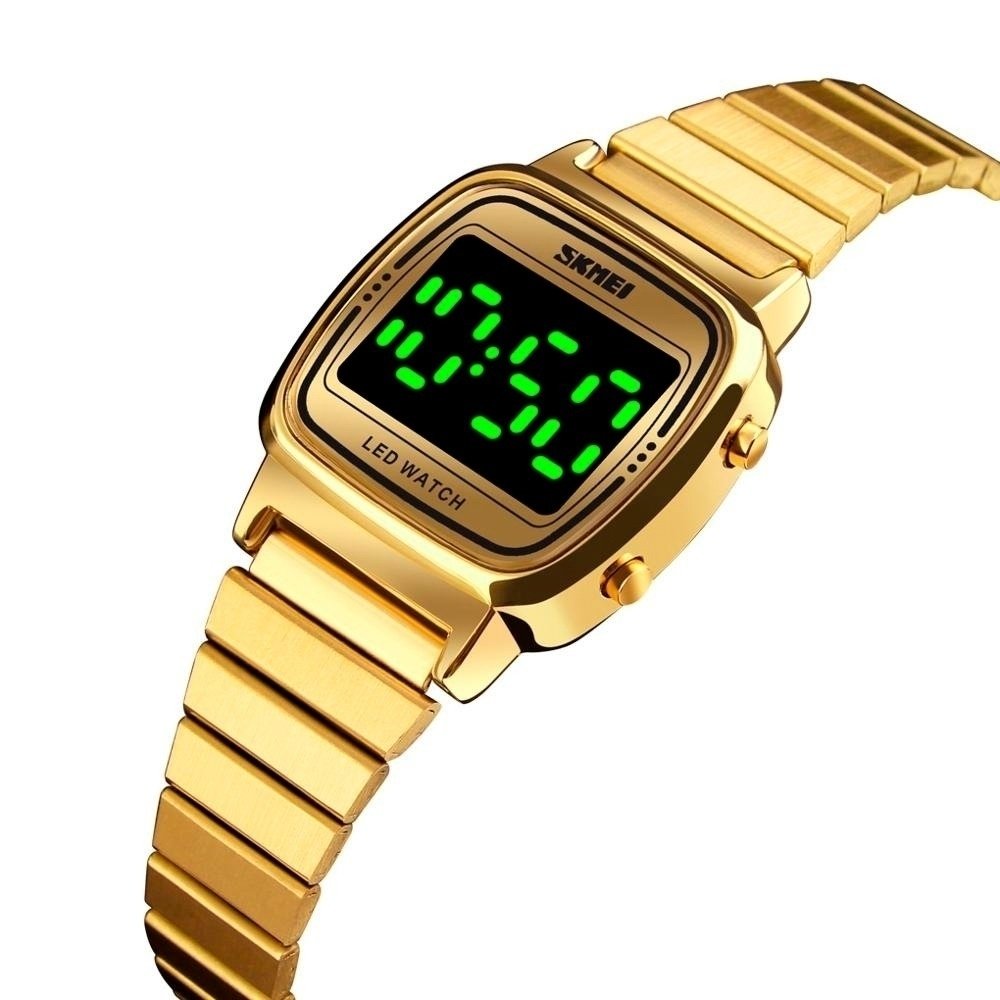Relógio Feminino Skmei Digital 1543 Dourado (DCRE: 2022/10122-1) Dourado 4