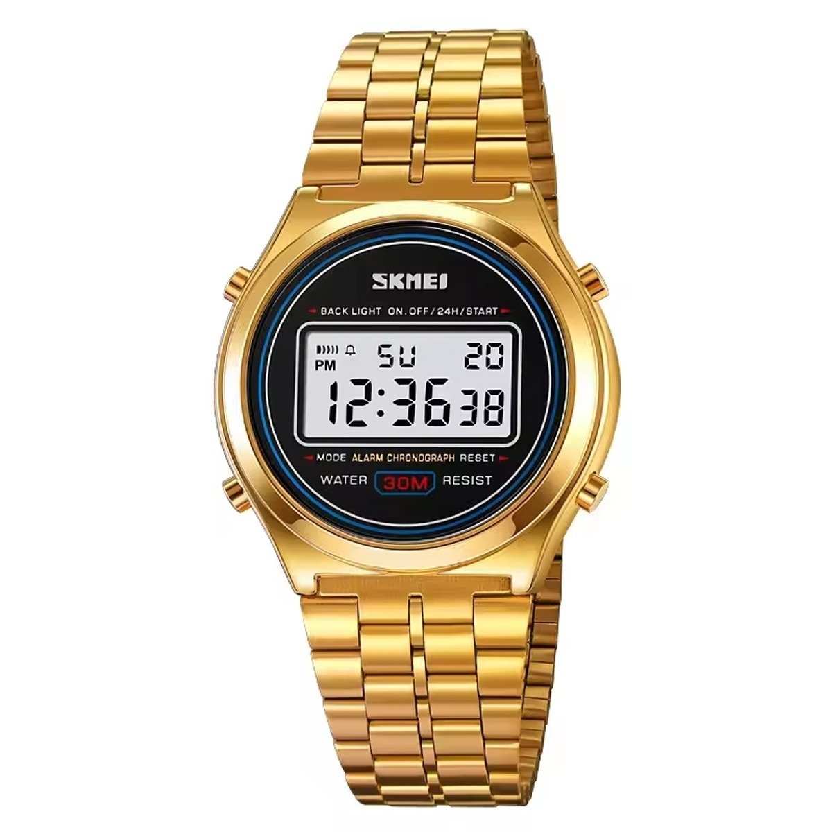 Relógio Unissex Skmei Digital 2146 Dourado (DCRE: 2024/10591-7 )