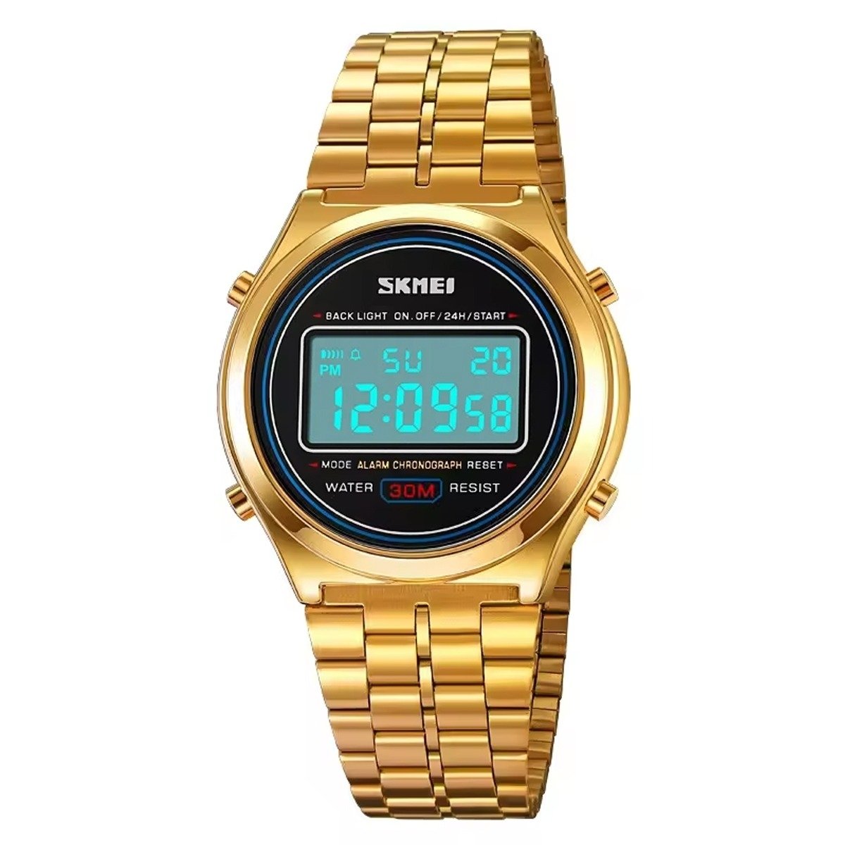 Relógio Unissex Skmei Digital 2146 Dourado (DCRE: 2024/10591-7 ) Dourado 2