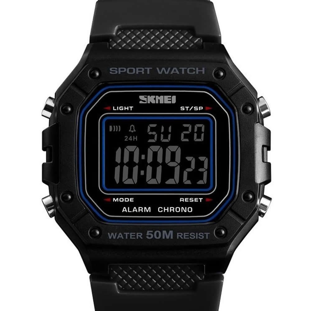 Relógio Masculino Skmei Digital 1496 Preto (DCRE: 2022/09376-8) Preto 2