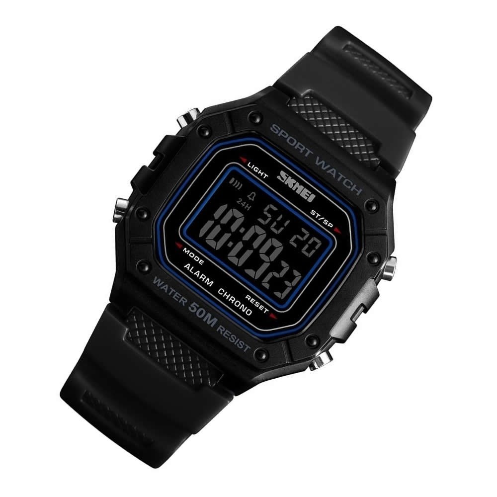 Relógio Masculino Skmei Digital 1496 Preto (DCRE: 2022/09376-8) Preto 3