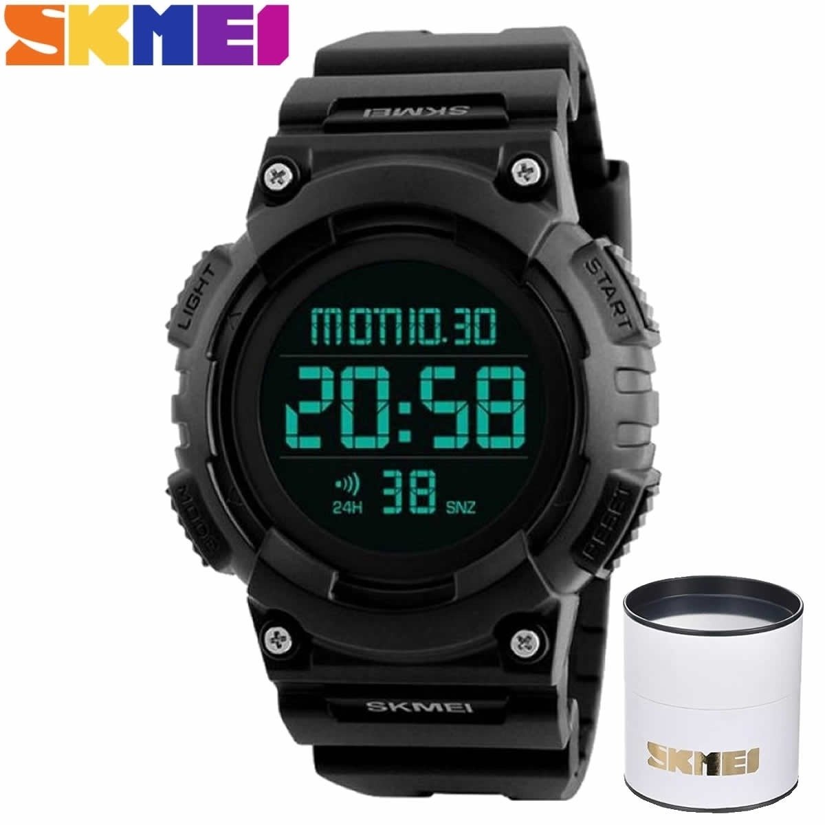 Relógio Masculino Skmei Digital 1248 Preto (DCRE: 2022/09373-3) Preto 2