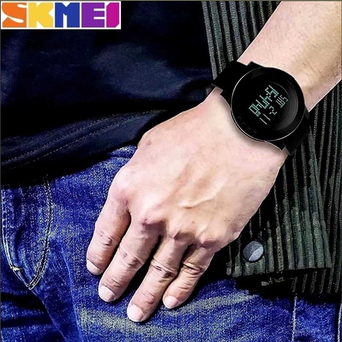 Relógio Masculino Skmei Digital 1142 Preto (DCRE: 2022/09753-4) Preto 7