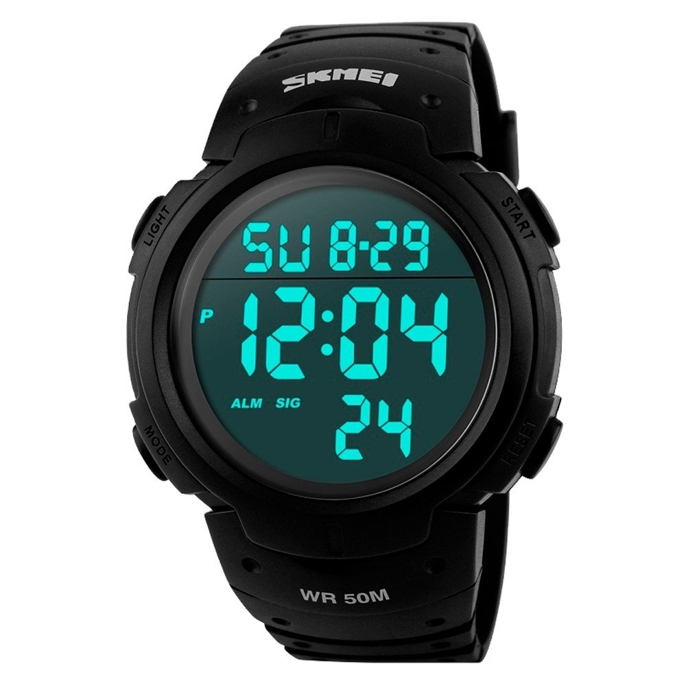 Relógio Masculino Skmei Digital 1068 Preto (DCRE: 2022/07544-1) Preto 2