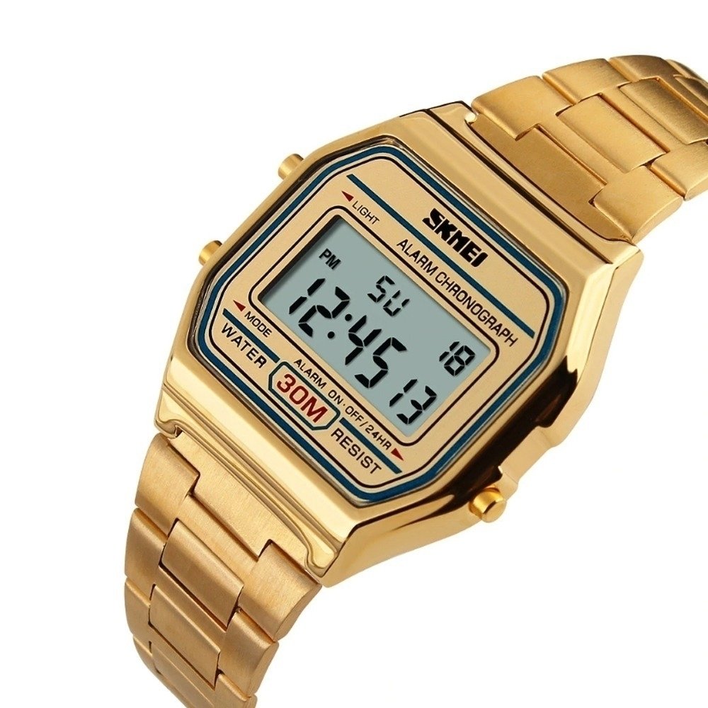 Relógio Unissex Skmei Digital 1123 Dourado (DCRE: 2022/09131-5) Dourado 3