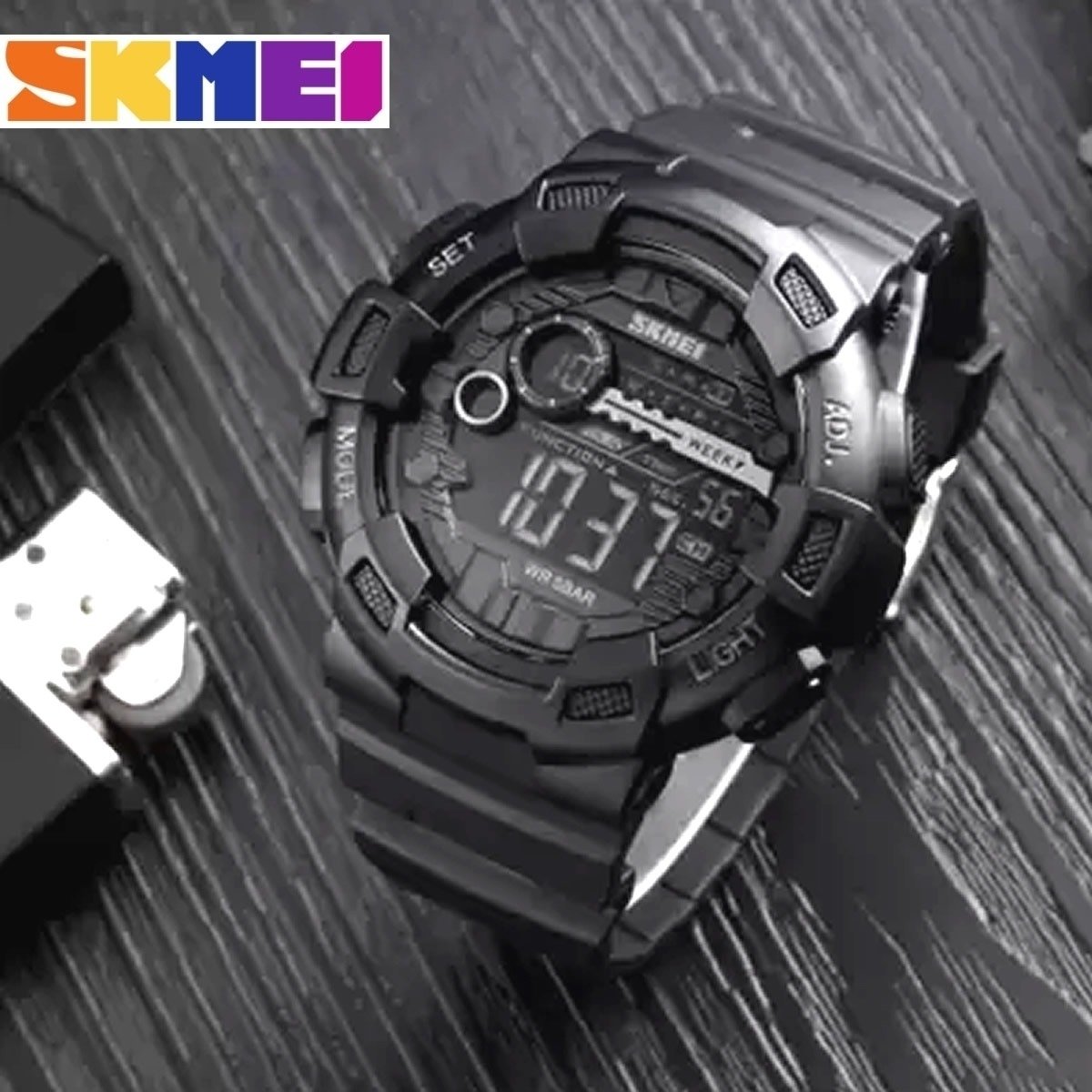 Relógio Masculino Skmei Digital 1243 Preto (DCRE: 2022/09098-0) Preto 6