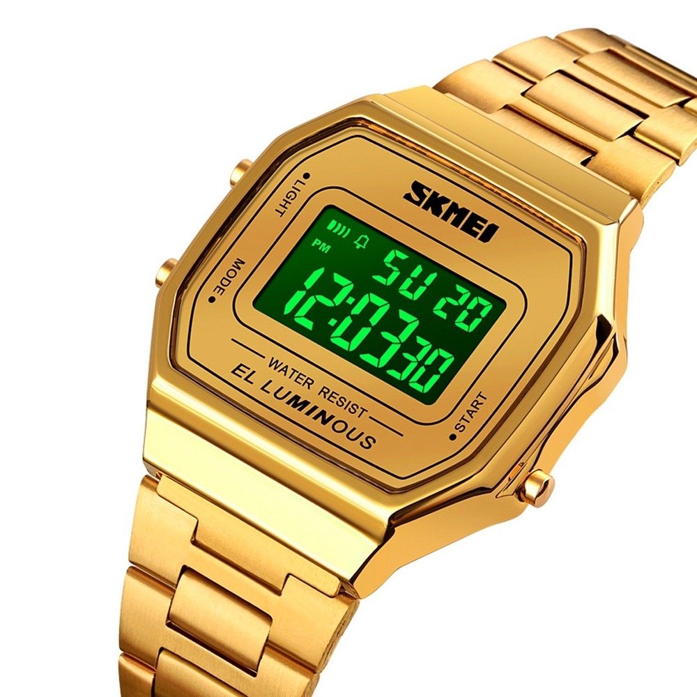 Relógio Unissex Skmei Digital 1647 Dourado (DCRE: 2022/06781-3) Dourado 2