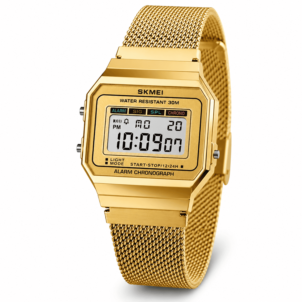 Relógio Unissex Skmei Digital 1639 Dourado (DCRE: 2022/06724-4)