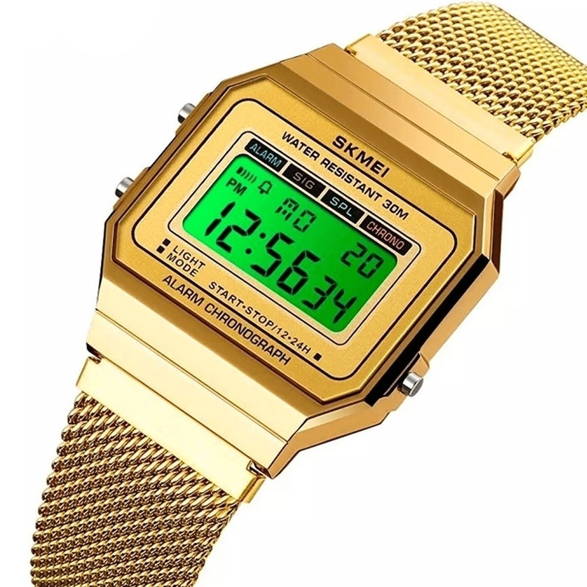 Relógio Unissex Skmei Digital 1639 Dourado (DCRE: 2022/06724-4) Dourado 7
