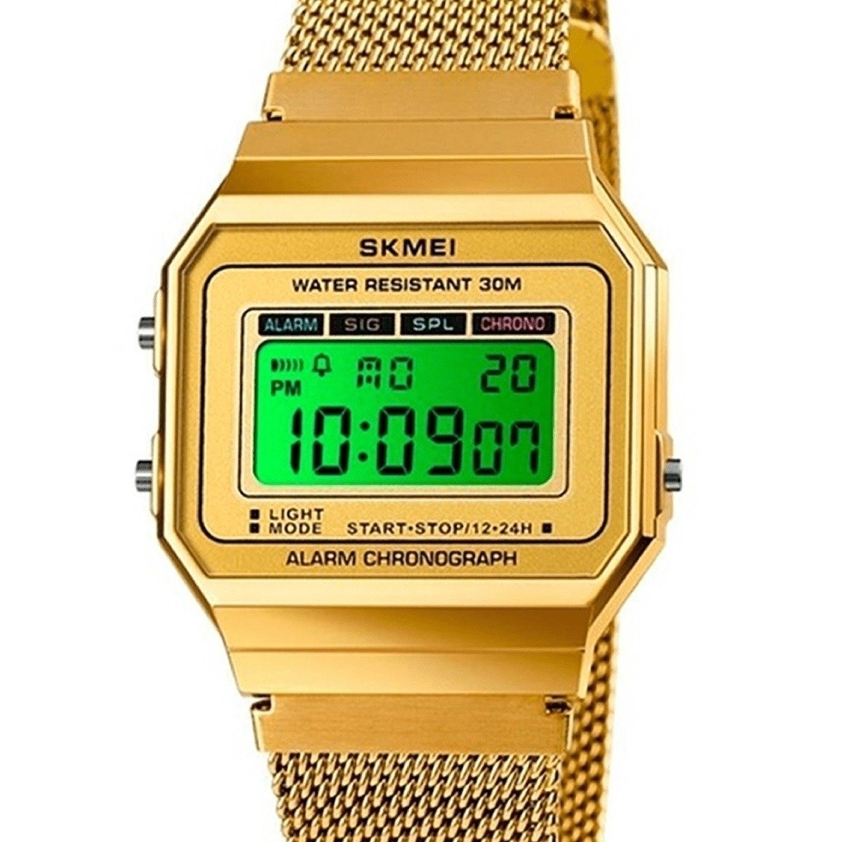 Relógio Unissex Skmei Digital 1639 Dourado (DCRE: 2022/06724-4) Dourado 8