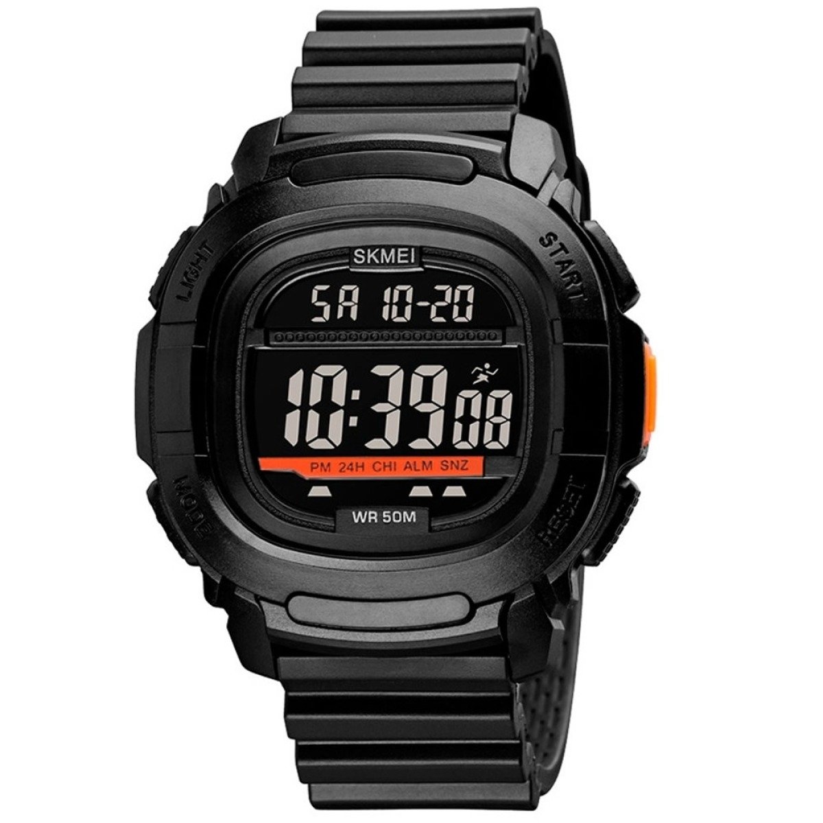 Relógio Masculino Skmei Digital 1657 Preto e Laranja (DCRE: 2022/06743-0)