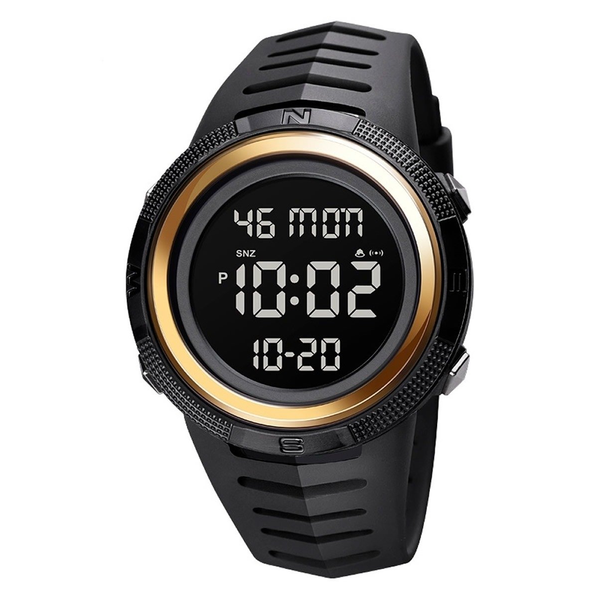 Relógio Masculino Skmei Digital 1632 Preto e Dourado (DCRE: 2022/06742-2)