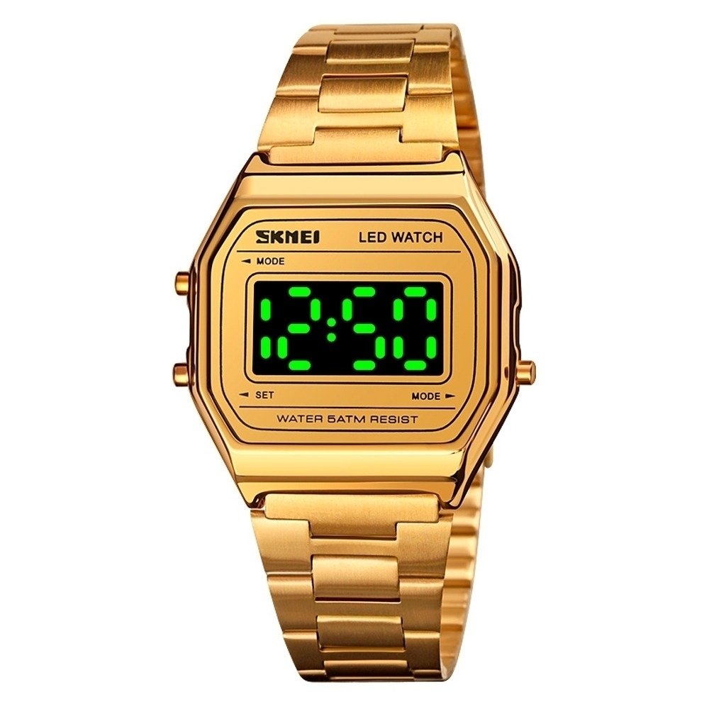 Relógio Unissex Skmei Digital 1646 Dourado (DCRE: 2022/06726-0)