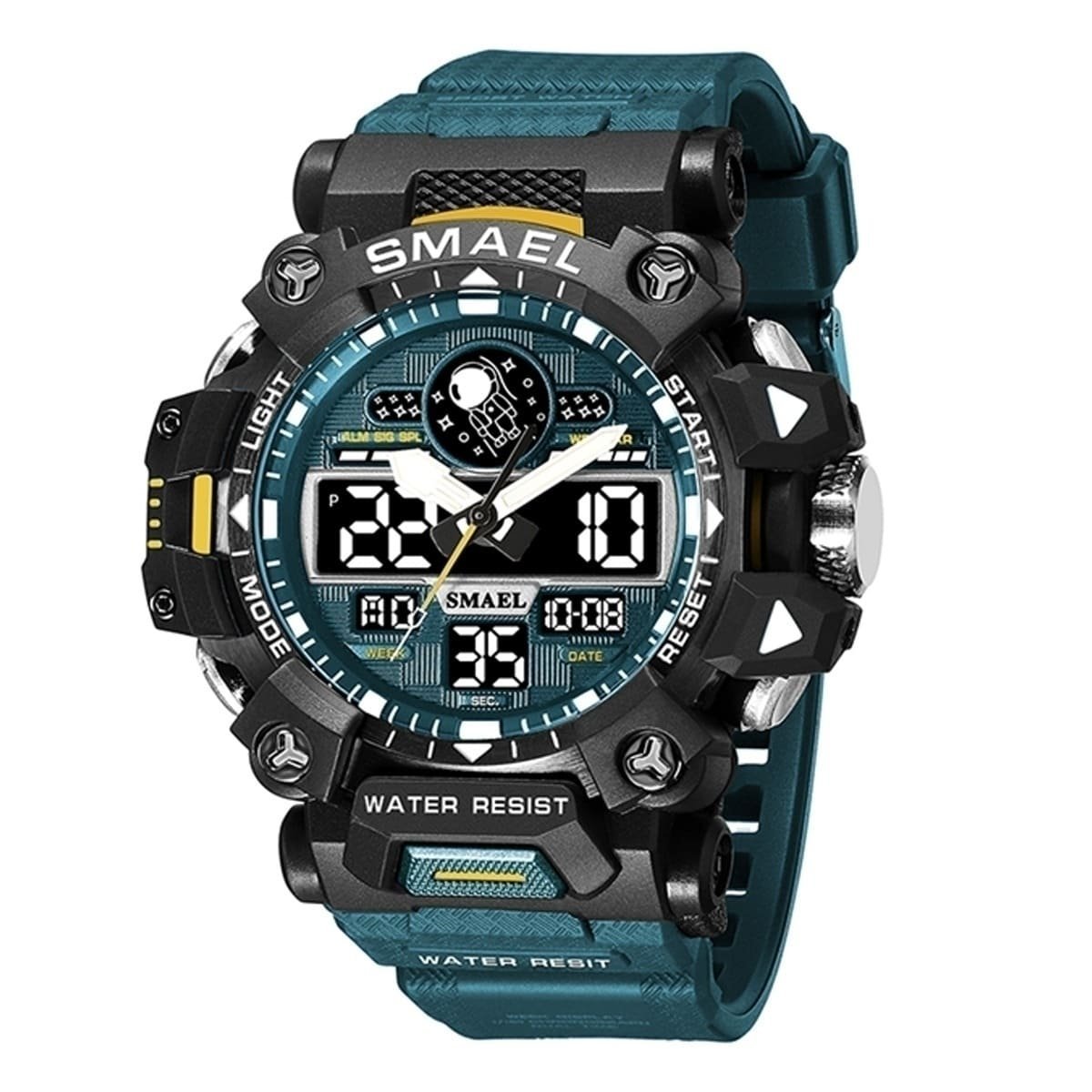Relógio Masculino Smael AnaDigi 8078 Verde (DCRE: 2024/18132-0)