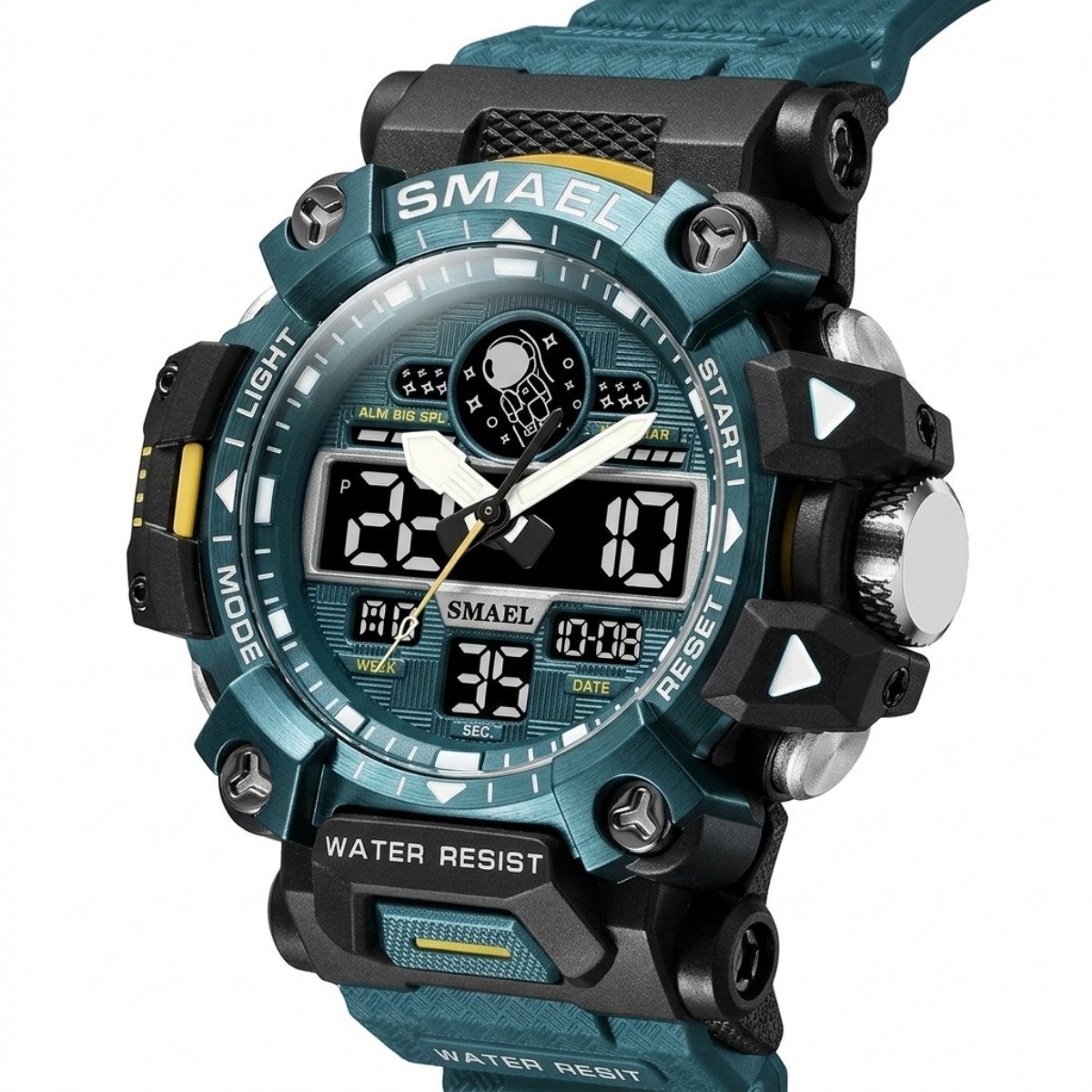 Relógio Masculino Smael AnaDigi 8078 Verde (DCRE: 2024/18132-0) Verde 3