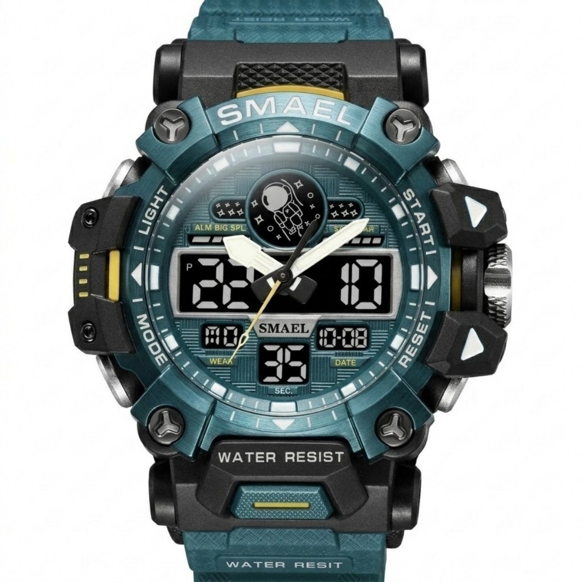 Relógio Masculino Smael AnaDigi 8078 Verde (DCRE: 2024/18132-0) Verde 4