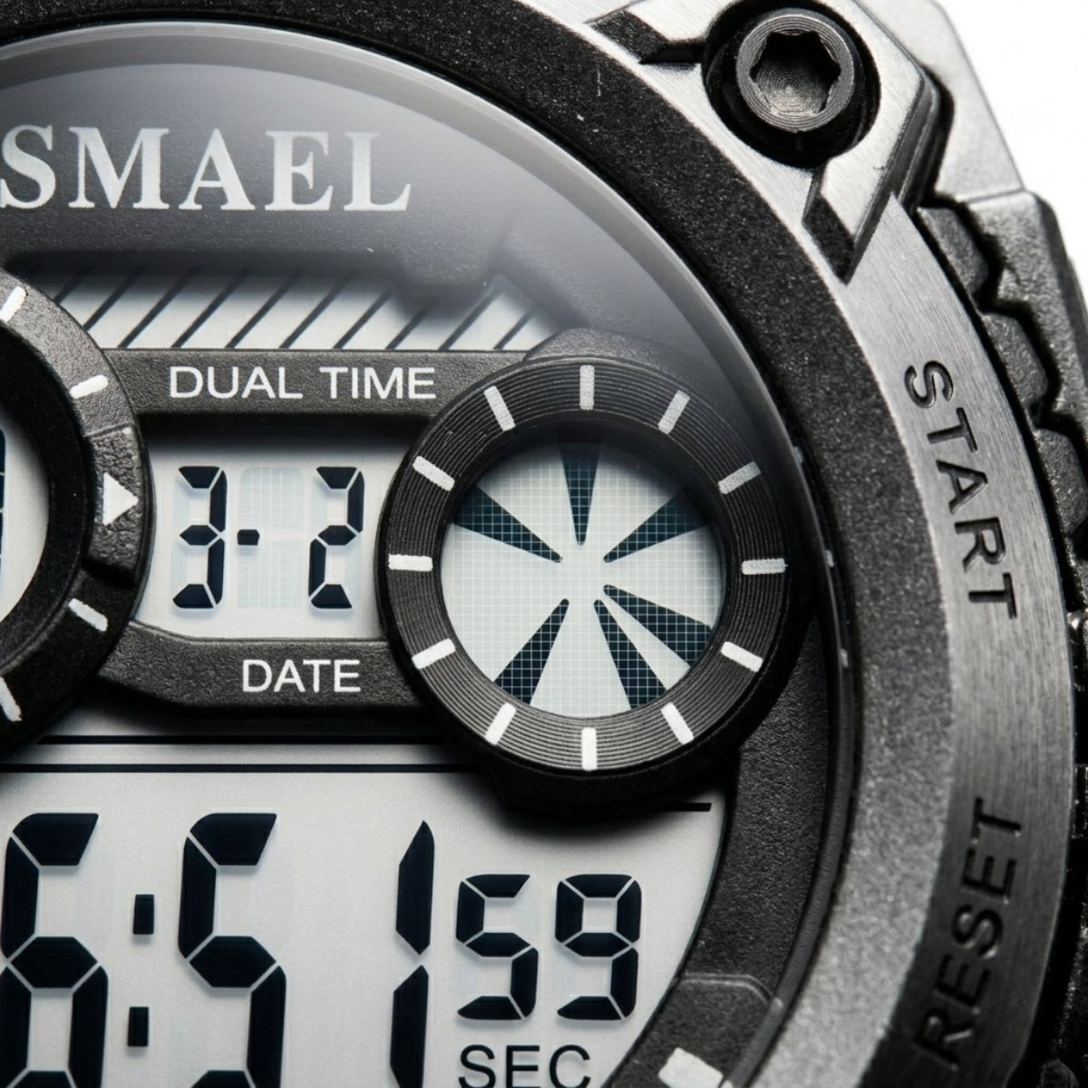 Relógio Masculino Smael Digital 1390 Preto (DCRE: 2024/18118-4) Preto 2