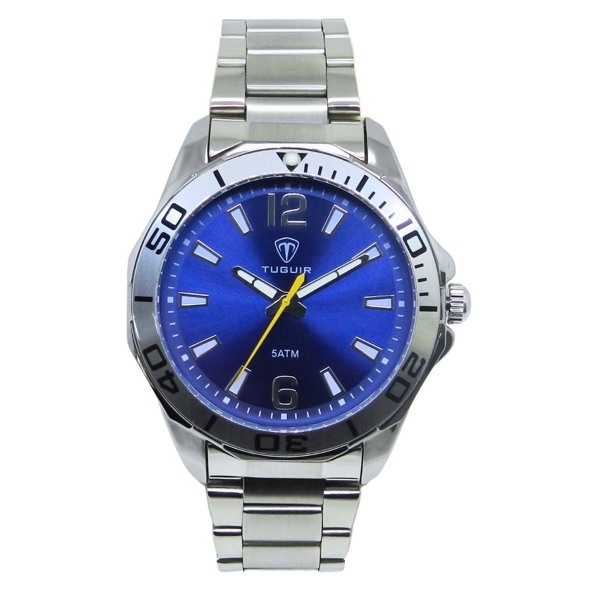 Relógio Masculino Tuguir Analógico TG173-1C Prata e Azul (DCRE: 2024/34302-8) Prata 2
