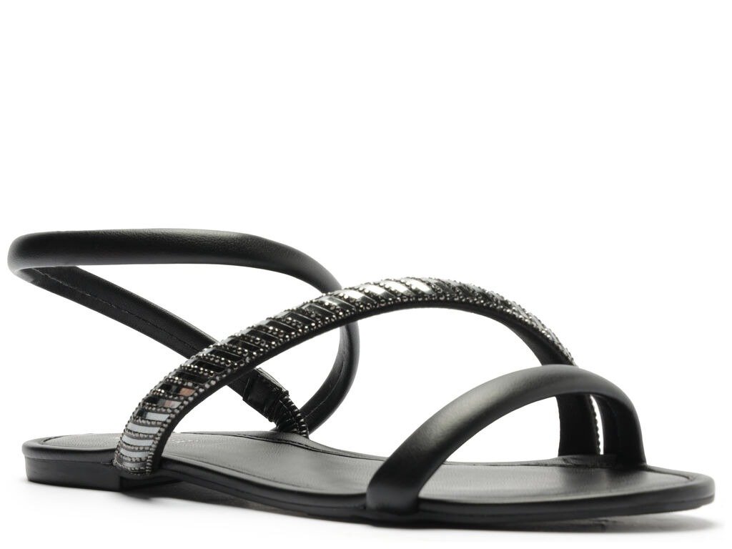 Sandália Rasteira Anacapri Preta