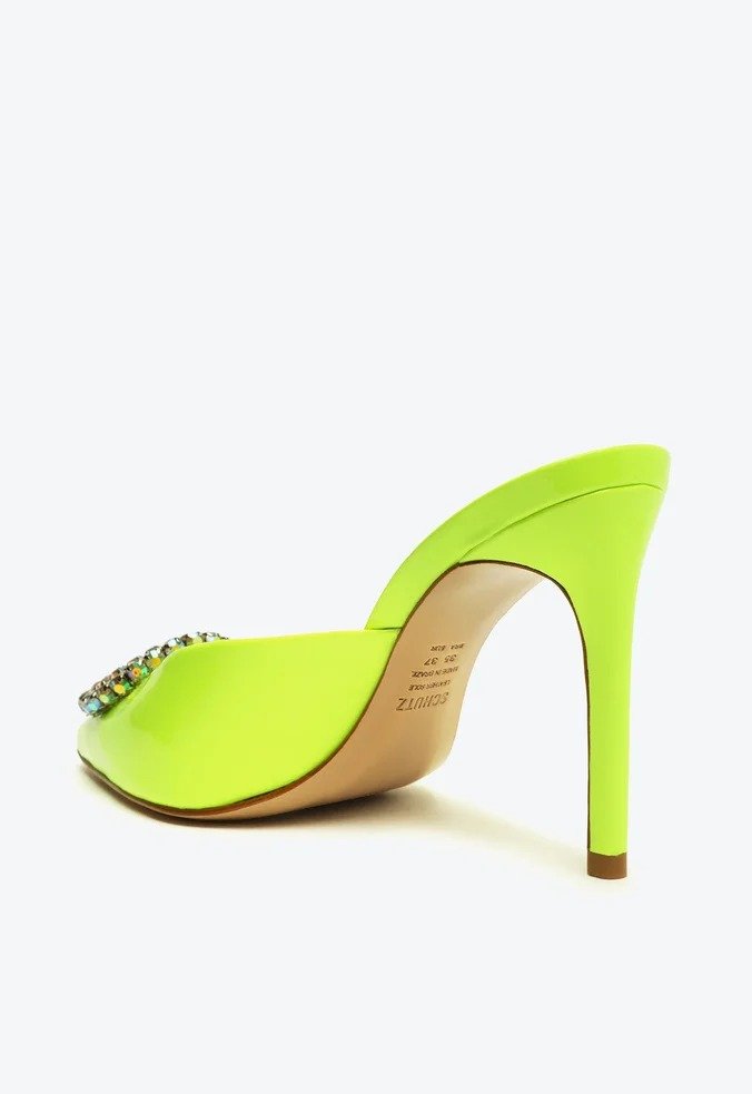 Tamanco Mule Schutz Amarelo Amarelo 3