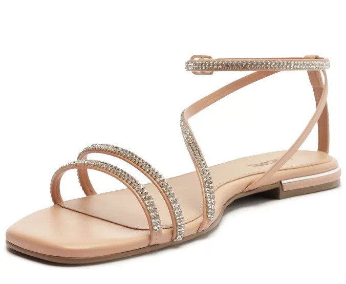 Sandália Anacapri Tiras Finas Glam Bege